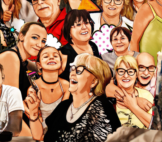 Lebensrückblick der schönsten Momente im Leben als Bild – Ein Unikat