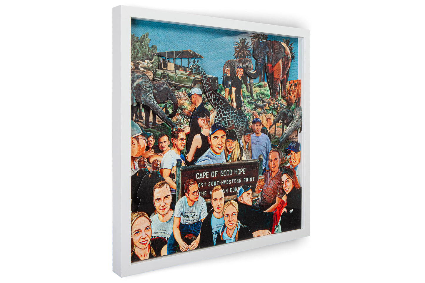 3D Wimmel Art Picture – 20 x 20 cm (Randabfallend)