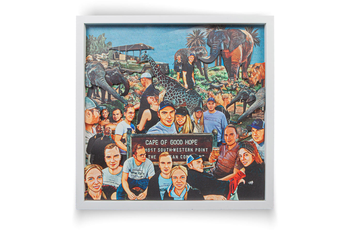 3D Wimmel Art Picture – 20 x 20 cm (Randabfallend)