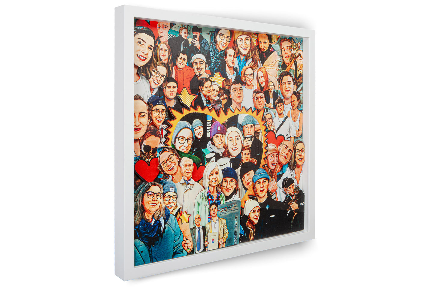 3D Wimmel Art Picture – 30 x 30 cm (Randabfallend)