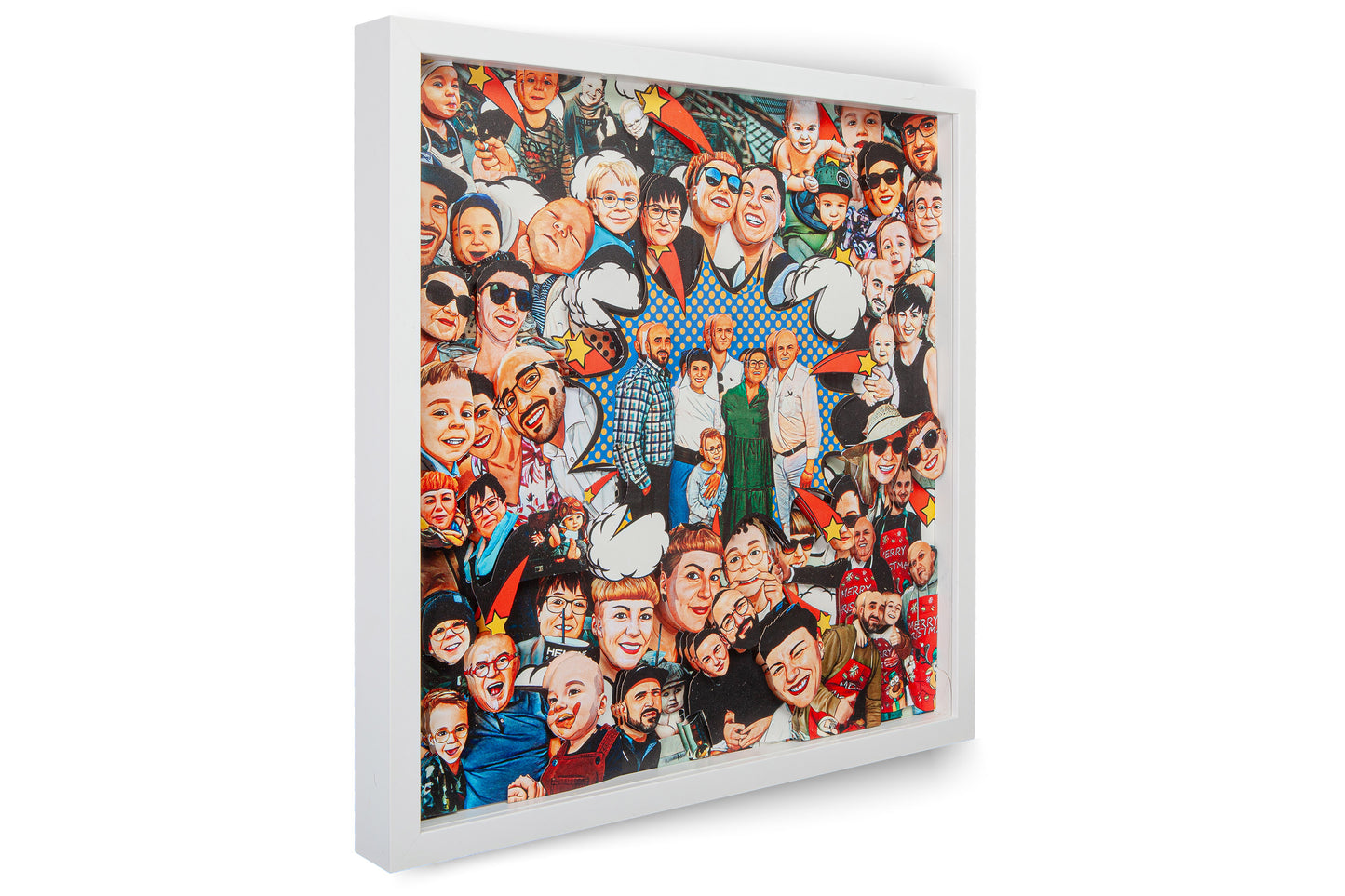 3D Wimmel Art Picture – 40 x 40 cm (Randabfallend)