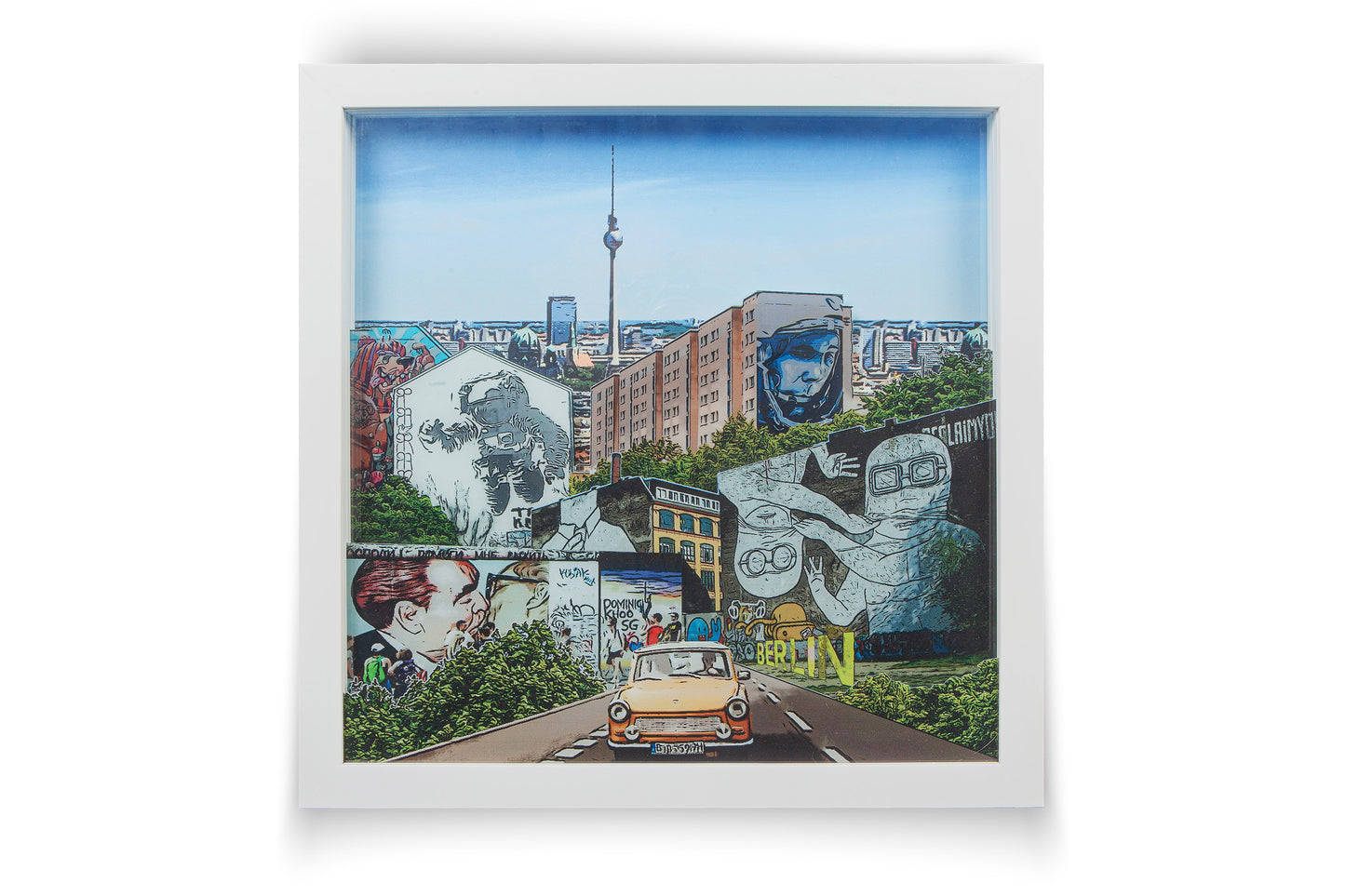 Limited Edition – Glass Art Collection, Berlin Moments – Trabi und Streetart to go