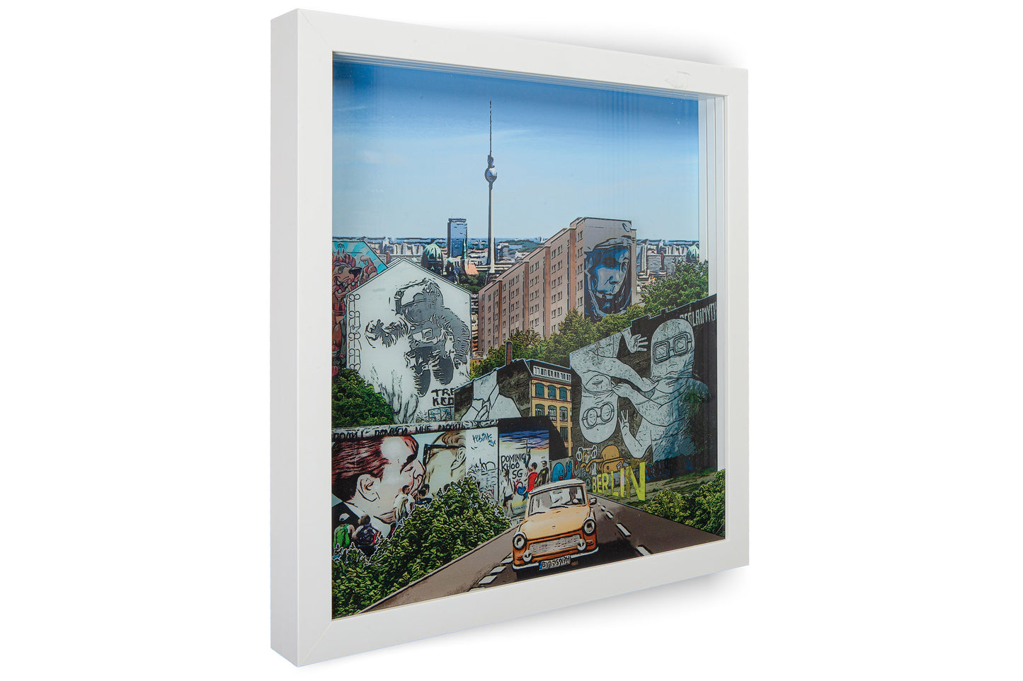 Limited Edition – Glass Art Collection, Berlin Moments – Trabi und Streetart to go